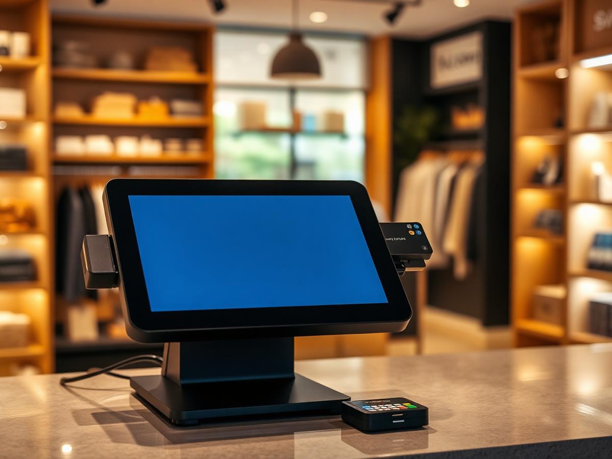 Retail POS terminal with card reader